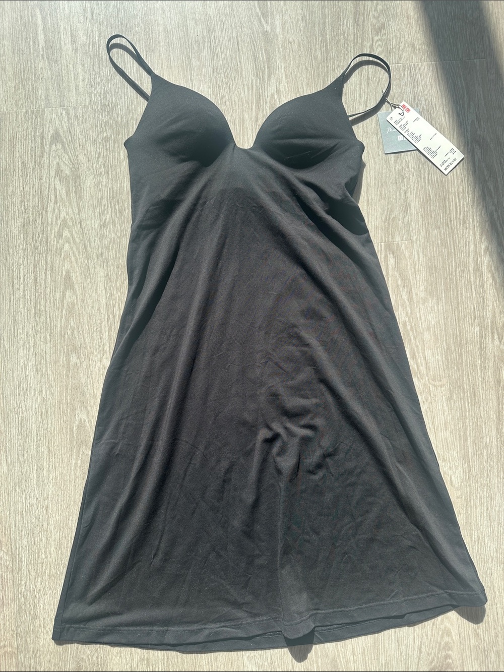 Unique Slip Dress with Built-In Plunging Bra. New. Never worn. XS